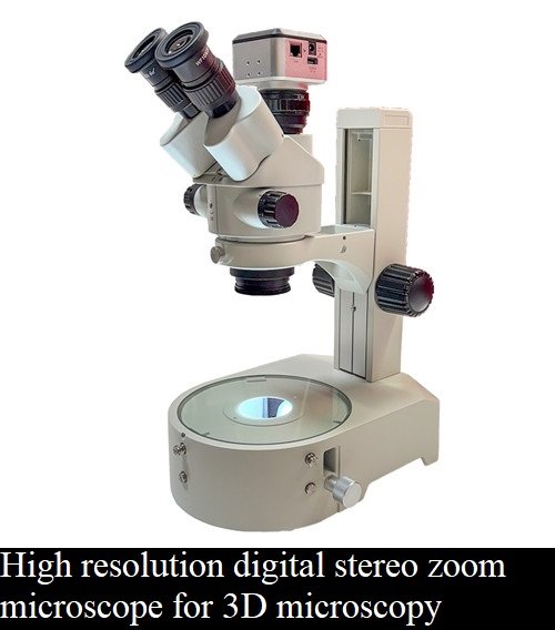 CASReaL Digital stereo zoom microscope